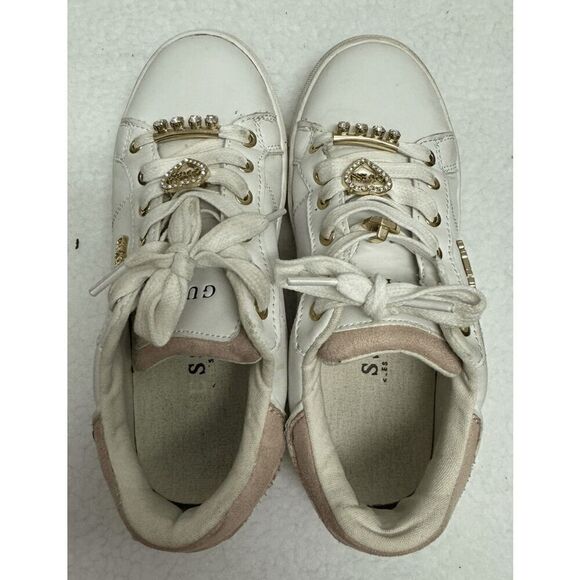 Guess Shaye Charm Sneakers Girls Size 3M - Picture 1 of 8